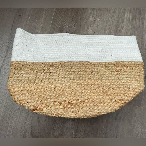 🆕Set of 4 Baskets White Seagrass & Rope - Picture 5 of 9